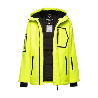Arctix Kids Insulated Quilted Lining Waterproof Taped Cold Weather Ultimate Performance Jacket, Sun Glare, 5T
