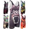 KO Sports Gear Unisex Wrestling Singlet for Adult Wrestlers - Wrestling Singlet for Men & Women - Bold Durable Uniform, Stretchy Breathable Material - Bloody Gorilla, Adult Small view 1