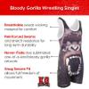 KO Sports Gear Unisex Wrestling Singlet for Youth Wrestlers - Wrestling Singlet for Boys & Girls - Bold Durable Uniform, Stretchy Breathable Material - Bloody Gorilla, Youth Large view 2