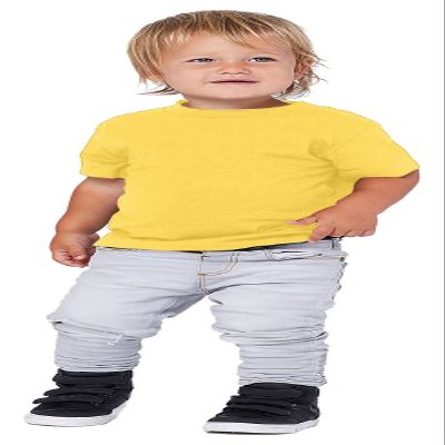 BELLA+CANVAS Toddler Jersey Short-Sleeve T-Shirt 2T Yellow