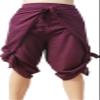 RaanPahMuang Drive in Wrap Capri Length Pants in Light Viscose Rayon Fabric, Large, Purple - Violet view 1
