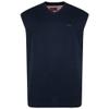 Kam V-Neck Sleevless Knit (Kbs56) in Navy in 2XL view 2
