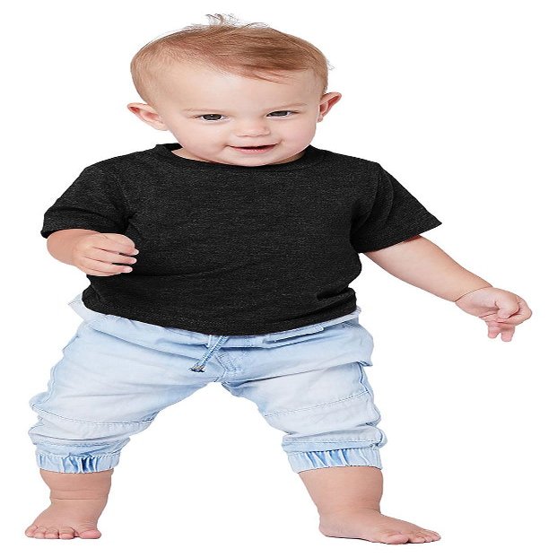Bella + Canvas Infant Jersey Short Sleeve T-Shirt 3-6MOS BLACK