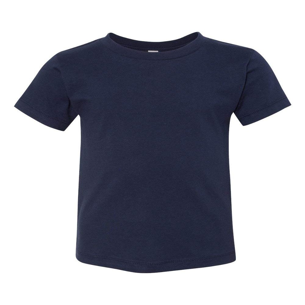 BELLA+CANVAS Toddler Jersey Short-Sleeve T-Shirt 4T Navy