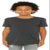 Bella + Canvas Youth Jersey Short-Sleeve T-Shirt S DARK GREY view 1