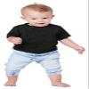 BELLA+CANVAS Infant Jersey Short Sleeve T-Shirt 6-12MOS Black view 1