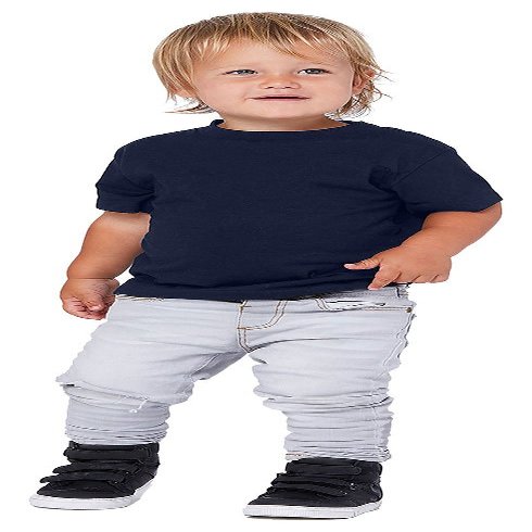 Bella + Canvas Toddler Jersey Short-Sleeve T-Shirt 3T NAVY