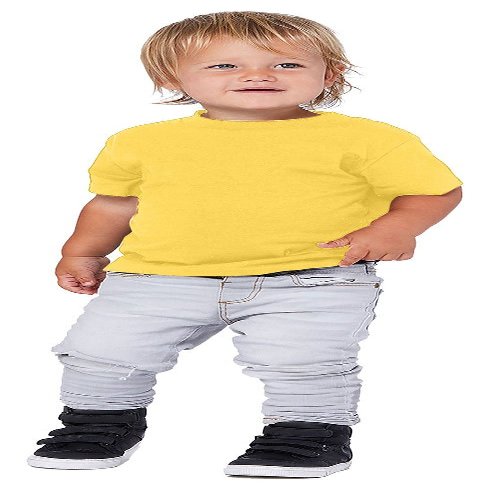 Bella + Canvas Toddler Jersey Short-Sleeve T-Shirt 4T YELLOW