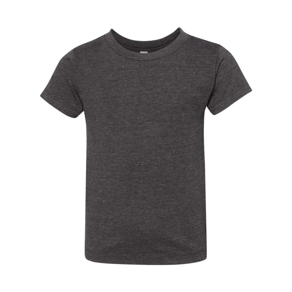 Bella + Canvas Toddler Jersey Short-Sleeve T-Shirt 4T DARK GRY HEATHER