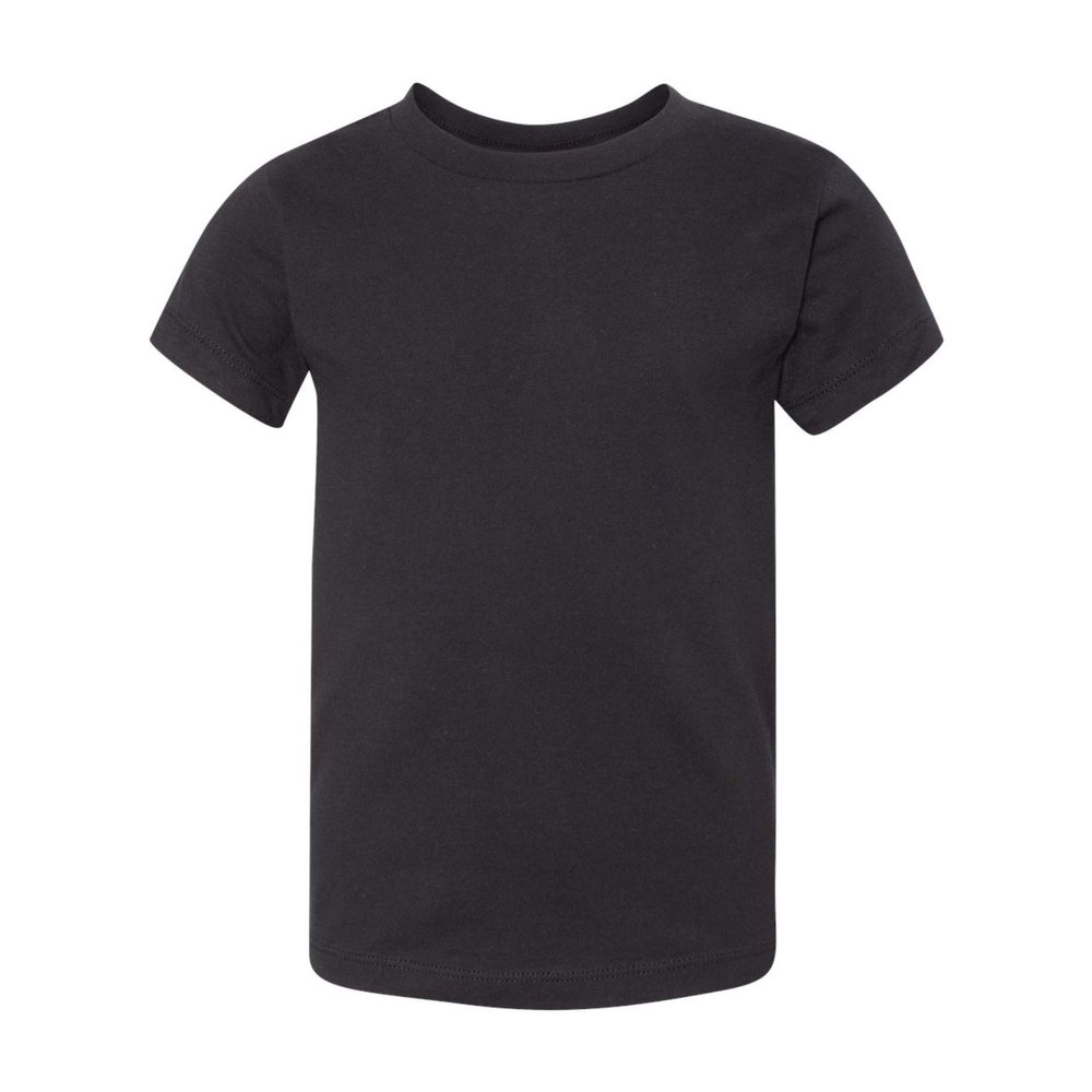 BELLA+CANVAS Toddler Jersey Short-Sleeve T-Shirt 3T Black