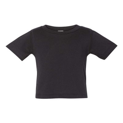 BELLA+CANVAS Infant Jersey Short Sleeve T-Shirt 12-18MOS Black