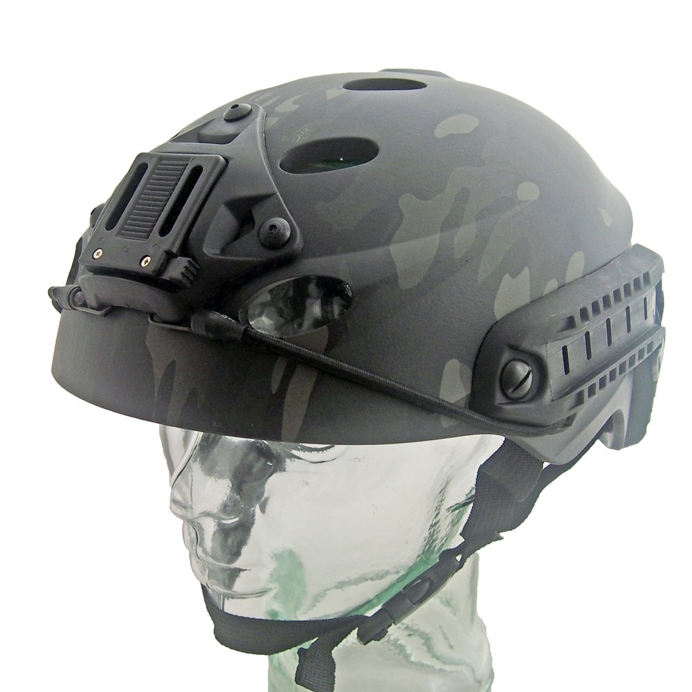 DLP Tactical Impax Recon High Speed Operator Bump Helmet (Multicam Black)