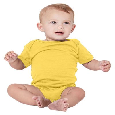 Bella + Canvas Infant Jersey Short-Sleeve One-Piece 6-12MOS YELLOW