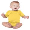 Bella + Canvas Infant Jersey Short-Sleeve One-Piece 6-12MOS YELLOW view 1