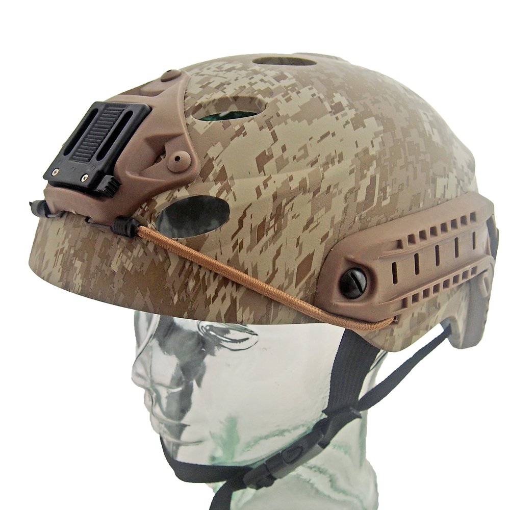 DLP Tactical Impax Recon High Speed Operator Bump Helmet (Digital Desert)