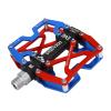 MZYRH Mountain Bike Pedals, Ultra Strong Colorful CNC Machined 9/16" Cycling Sealed 3 Bearing Pedals(Blue Red 3 Bearings) view 1