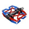 MZYRH Mountain Bike Pedals, Ultra Strong Colorful CNC Machined 9/16" Cycling Sealed 3 Bearing Pedals(Blue Red 3 Bearings) view 3