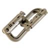 10 Pack Multipurpose D-Ring Grimlock Locking for Molle Webbing with Zippered Pouch by BOOSTEADY (Brown) view 2