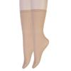 12 Pairs Women's Ankle High Sheer Nylon Socks All Kinds Special (Long Pattern Fit 6 Pairs, Beige) view 1