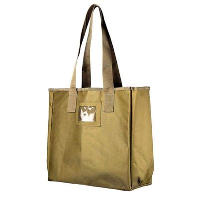 NC Star CSB2997T Vism Groccery Shopping Bag, Tan