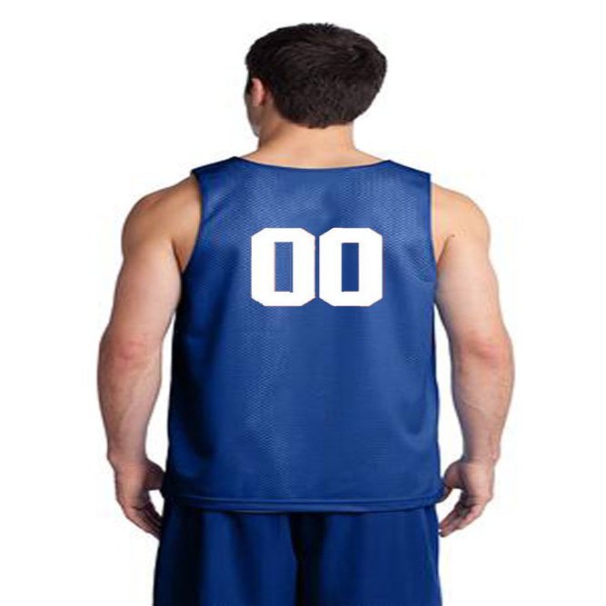 Custom Basketball Reversible Jersey Both Sides - Numbers Only On Back of Both Sides (Youth Small (8), Royal Blue)