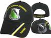 AES U.S. Army 69th Armored Regiment Panthers Embroidered Shadow Black Cap Hat view 1