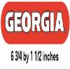 7 Inch Black Text University of Georgia Bulldogs UGA Logo Removable Wall Decal Sticker Art NCAA Home Room Decor 7 by 2 Inches view 2