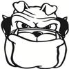 4 Inch UGA Hairy Dog Logo University of Georgia Bulldogs Mascot Removable Wall Decal Sticker Art NCAA Home Room Decor 4.5 by 3.5 Inches view 1