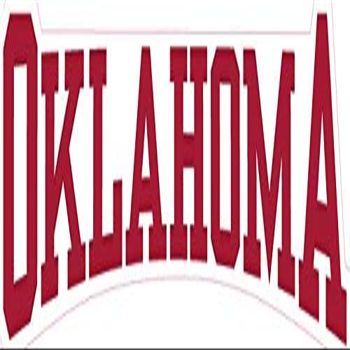 9 Inch OU University of Oklahoma Sooners Logo Removable Wall Decal Sticker Art Home Room Decor 9 by 2 Inches