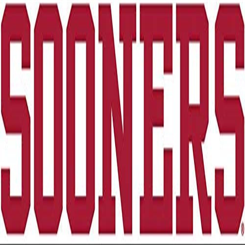 9 Inch OU University of Oklahoma Sooners Boomer Sooner Logo Removable Wall Decal Sticker Art Home Room Decor 9 by 2 Inches