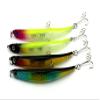 LENPABY 4pcs/lot Hard Plastic Bent Minnow Fishing Lures bass Wobble Swimbaits Bass Trout Fishing Tackles for Saltwater and Freshwater 11.5cm/4.53"/11.8g view 1