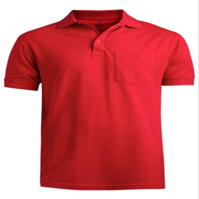 P & J Big and Tall Big and Tall Knit Shirts With Pockets up To 6XT (5XT, Red)