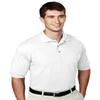Big and Tall Short Sleeved Non Pocket Polo's up to 6XT 9 Colors (5XT, White) view 1