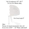 Baby Girl Bonnet Eyelet Lace Cotton Christening Bonnet Toddler Handmade Beanie Sun Protection Hat with Pearl Bow (Big Flowers, 0-3M) view 3
