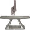 Multinautic Silver Aluminum Dock Cleat view 1