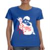 ALLNTRENDS Women's T Shirt Salt Bae Hearts Happy Valentines Love Gift Trendy (2XL, Royal Blue) view 1