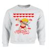 ALLNTRENDS Adult Sweatshirt Dabbing Cupid Cute Valentine's Day Gift Love Top (S, Ash) view 1