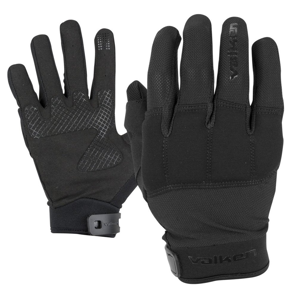 Valken Kilo Padded Knuckle Gloves - Black - Small