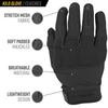 Valken Kilo Padded Knuckle Gloves - Black - Small view 2