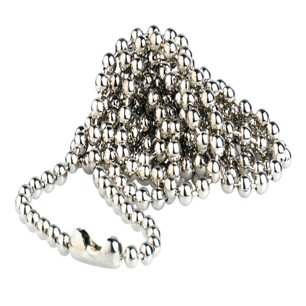 SICURIX Metal Chain Lanyards 30" Other Metal Chain 100 Pack Chrome (69130)