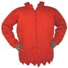 Thick Padded Zig Zag Design Gambeson ABS (Red, 54 inch) view 1