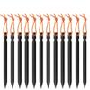 Built For Survival Aluminum 7 Inch Outdoor Tent Stakes Pegs with Pull Cords - 12 Pack view 1
