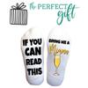 DESIGNS BY KARY Funny Mimosa Socks for Women  Funky Drink Lover Gift Idea, Christmas Stocking Stuffers view 4