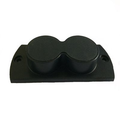 U.S. Solid 2-Pack Gun Magnet Mount with Protective Rubber Coating, for Concealed Mounting of Handguns, Pistols, and Revolvers in Home,Truck, Office, or Car