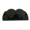 U.S. Solid 2-Pack Gun Magnet Mount with Protective Rubber Coating, for Concealed Mounting of Handguns, Pistols, and Revolvers in Home,Truck, Office, or Car view 1