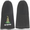 8" Black Gadsden Don't Tread On Me Embroidered Winter Beanie Skull Cap Hat view 1