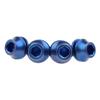 Wanyifa Titanium M5x12mm with Washers Bicycle Water Bottle Cage Hex Bolts Pack of 4 (Blue) view 2