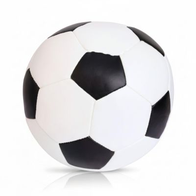 alldoro 60312 Softball Diameter-10 cm, Black/White