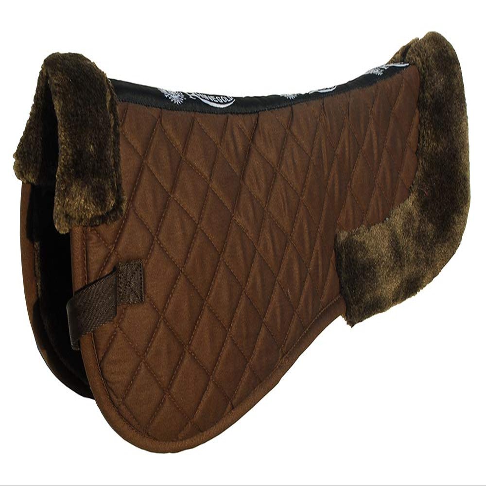 Rhinegold Comfort Saddle Pad-Full-Brown