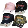 AES Push Pray Until Something Happens I Love Jesus Blue Embroidered Cap Hat view 1